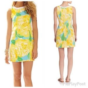 Yellow First Impressions Shift Dress